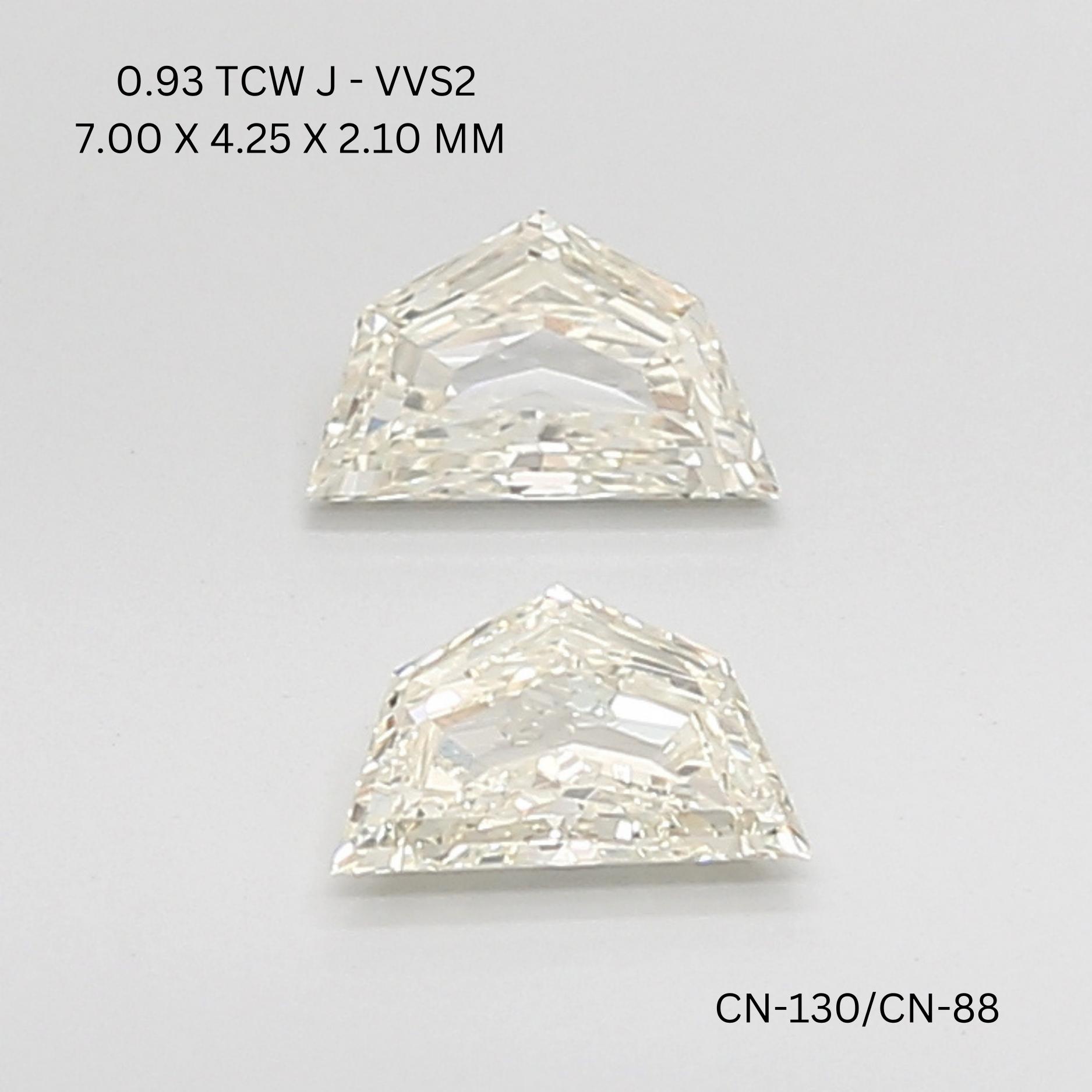 0.92 CT J VVS2 CADILLAC diamond Pairs Inventory