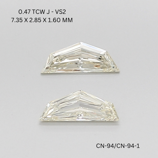 0.47 CT J VS2 CADILLAC diamond Pairs Inventory