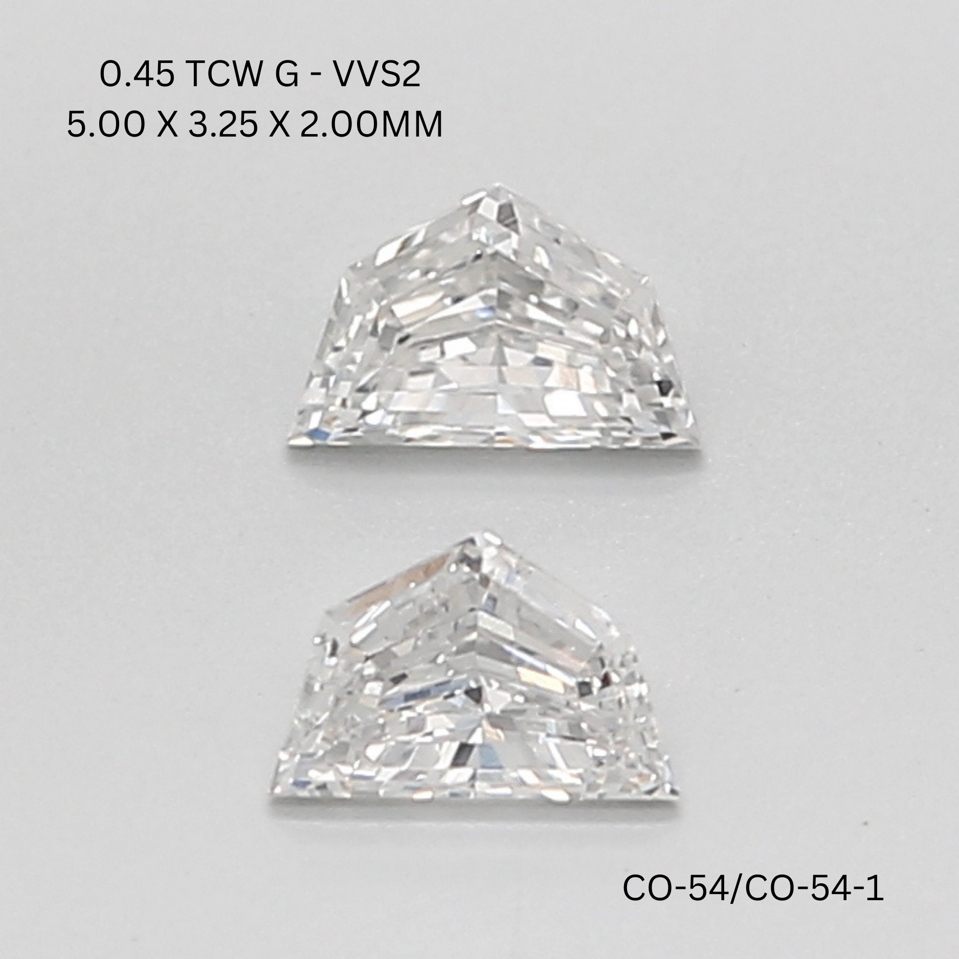 0.45 CT G VVS2 CADILLAC diamond Pairs Inventory
