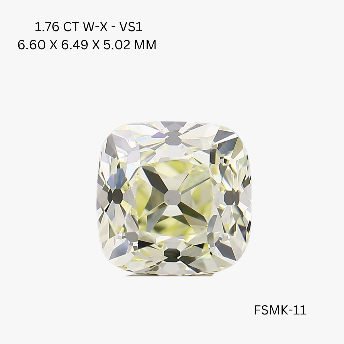 1.76 CT N/A VS1 CUSHION diamond Fancy Shape
