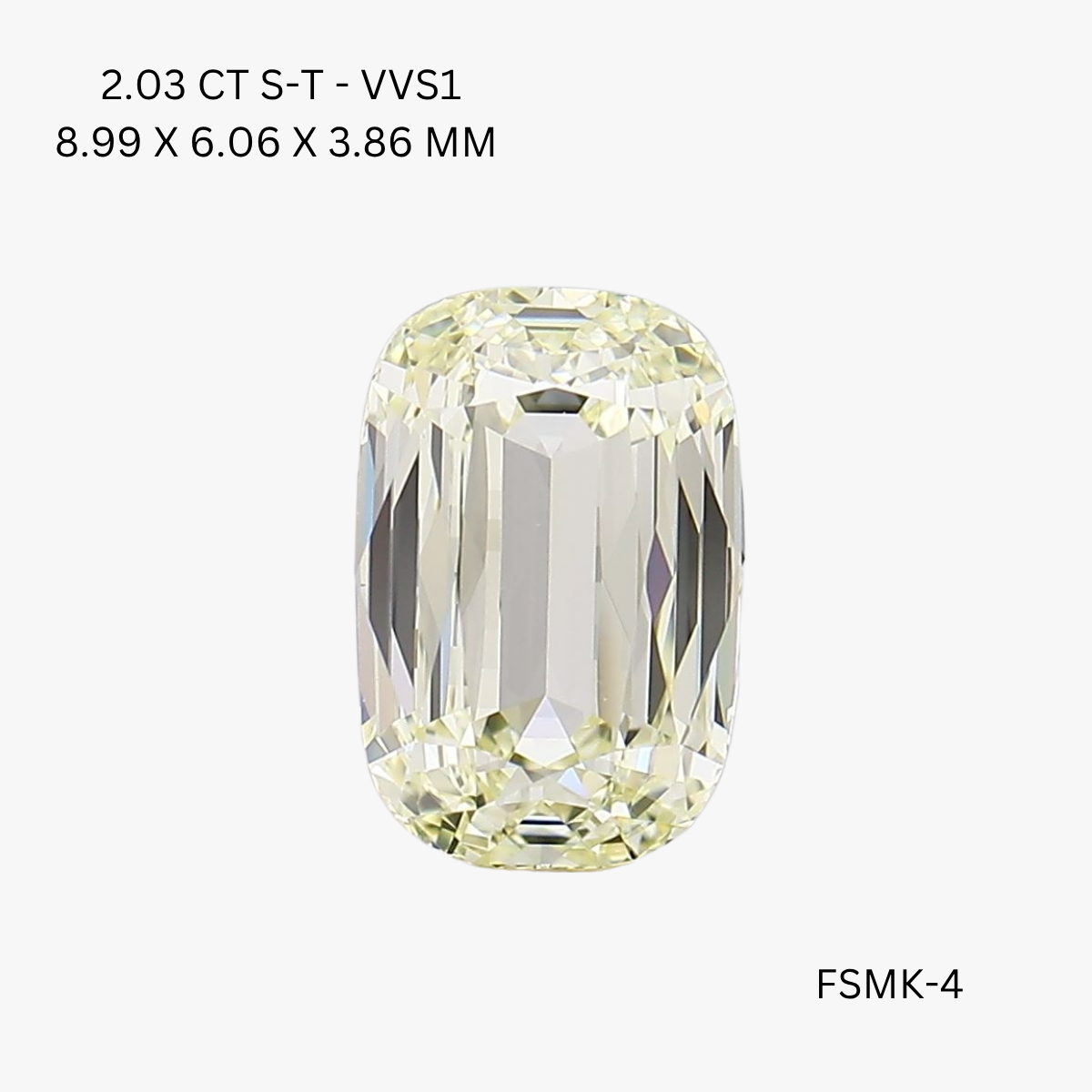 2.03 CT N/A VVS1 OVAL diamond Fancy Shape