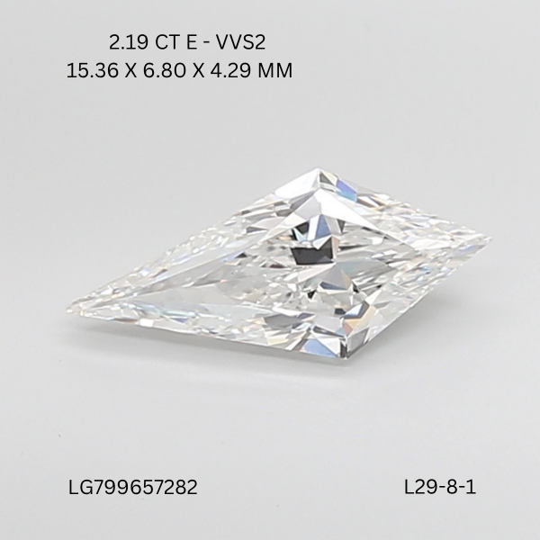 2.19 CT E VVS2 KITE diamond Fancy Shape