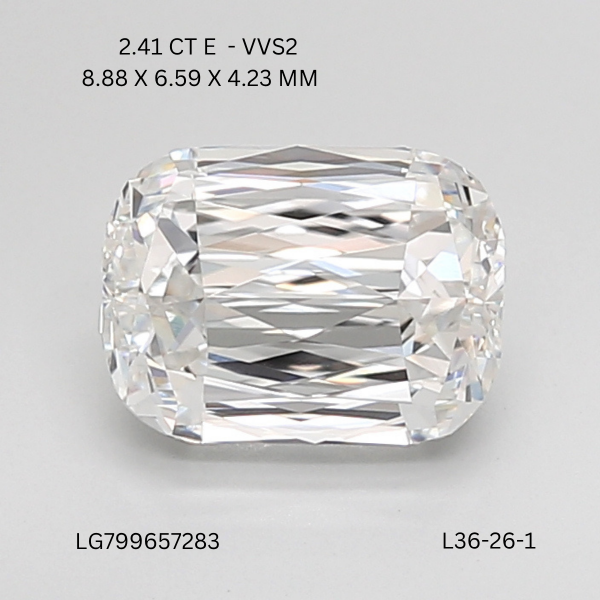 2.41 CT E VVS2 ASHOKA diamond Fancy Shape