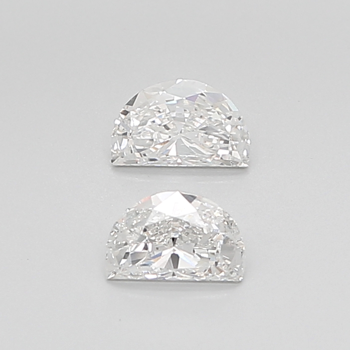 0.8 CT H VS2 HALF MOON diamond Pairs Inventory