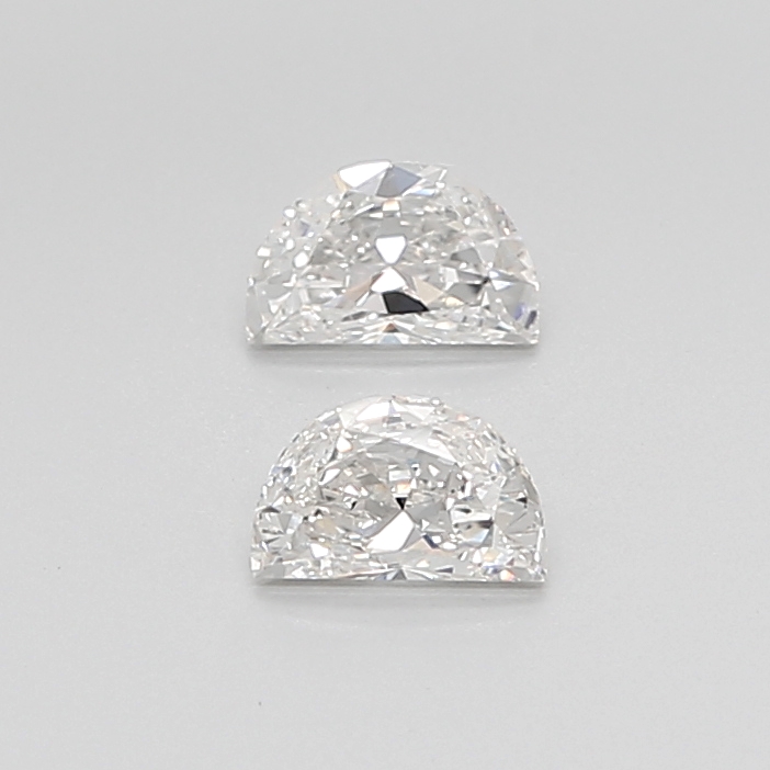 0.71 CT H VS1 HALF MOON diamond Pairs Inventory