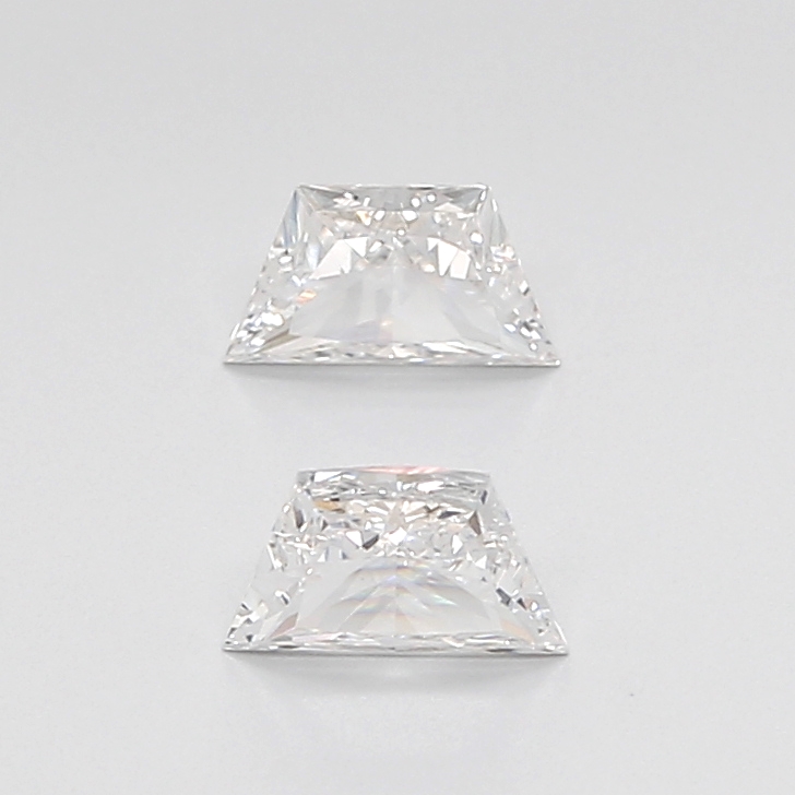 0.75 CT E VVS2 TRAPEZOID diamond Pairs Inventory