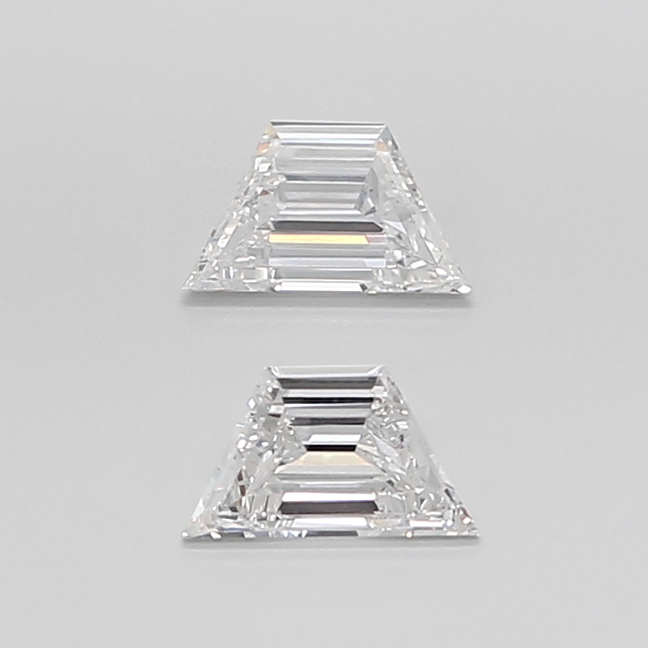 1.1 CT E VVS2 TRAPEZOID diamond Pairs Inventory
