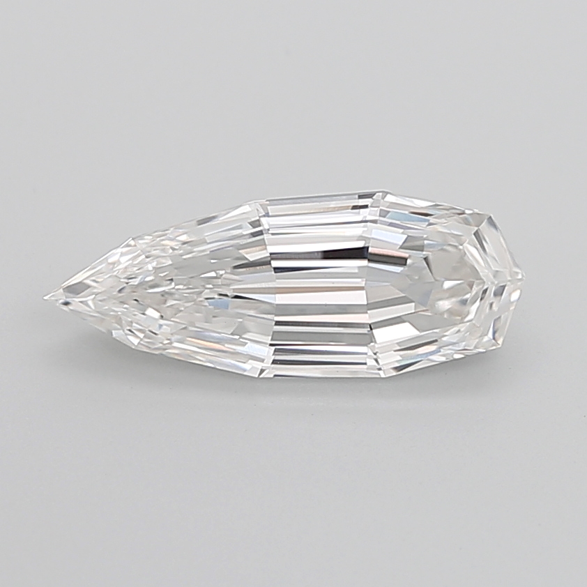 2.87 CT F VVS2 PEAR diamond Fancy Shape