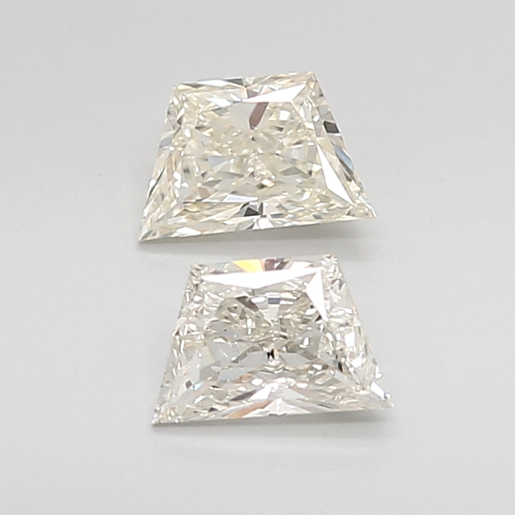 0.74 CT J VVS2 TRAPEZOID diamond Pairs Inventory