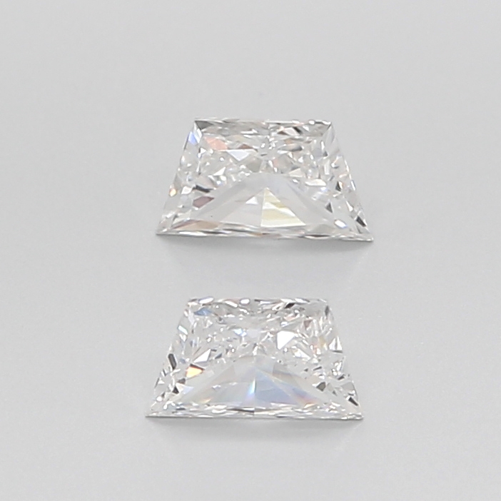 0.59 CT E VVS2 TRAPEZOID diamond Pairs Inventory