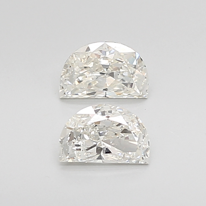 0.76 CT I VVS2 HALF MOON diamond Pairs Inventory