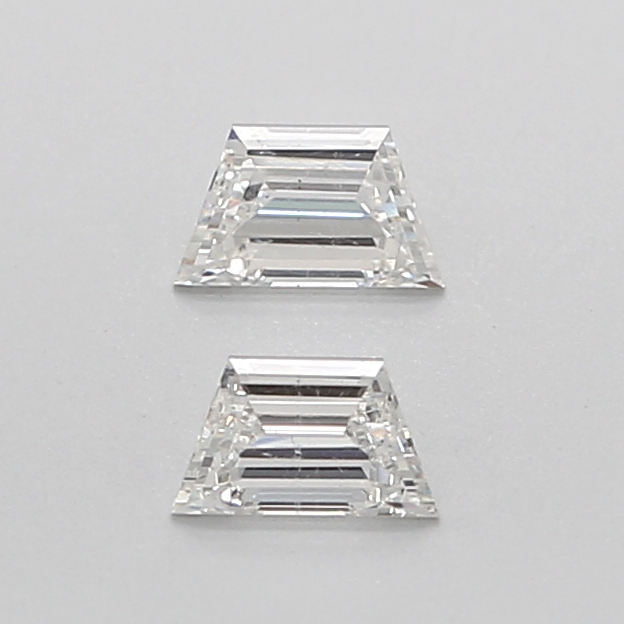 0.37 CT H SI1 TRAPEZOID diamond Pairs Inventory