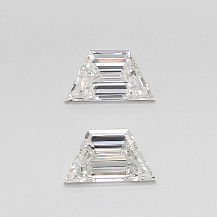 0.47 CT H VS2 TRAPEZOID diamond Pairs Inventory