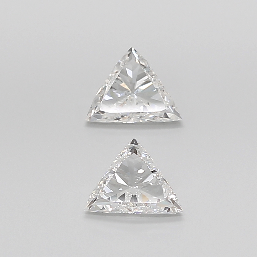 1.38 CT F VS2 TRIANGULAR diamond Pairs Inventory