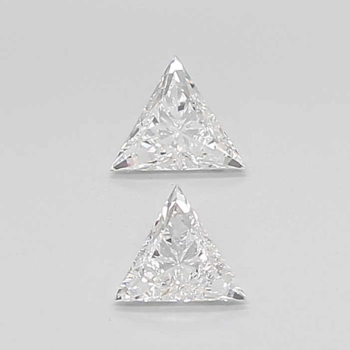 0.64 CT G VVS2 TRIANGULAR diamond Pairs Inventory