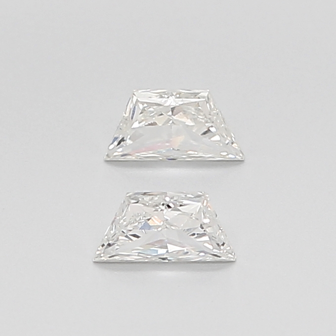 0.37 CT H VS1 TRAPEZOID diamond Pairs Inventory