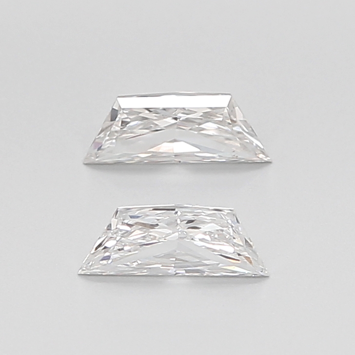 0.54 CT E VVS2 TRAPEZOID diamond Pairs Inventory