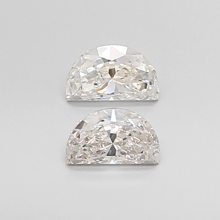 0.88 CT H VS2 HALF MOON diamond Pairs Inventory