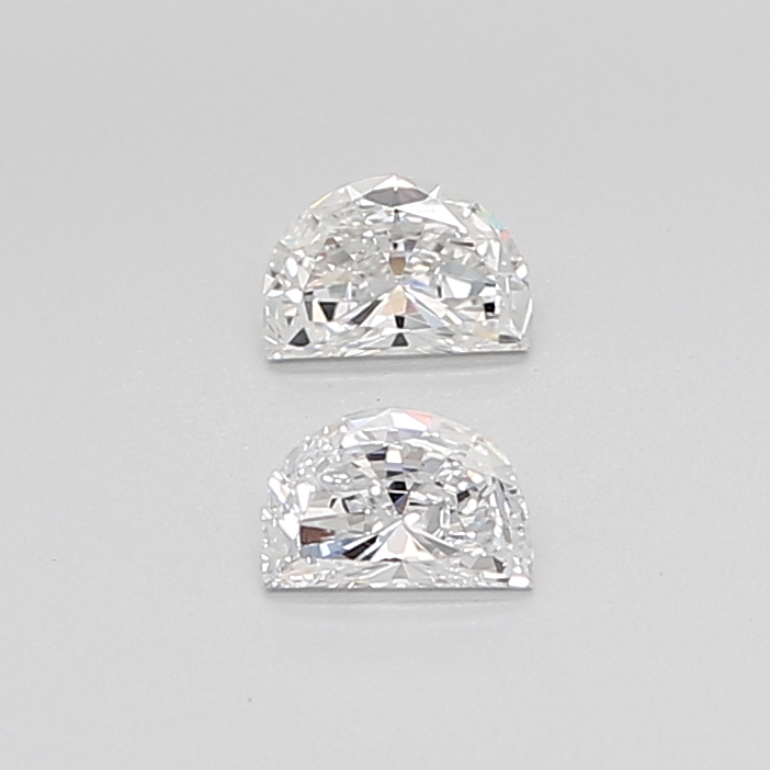 0.58 CT G VVS2 HALF MOON diamond Pairs Inventory