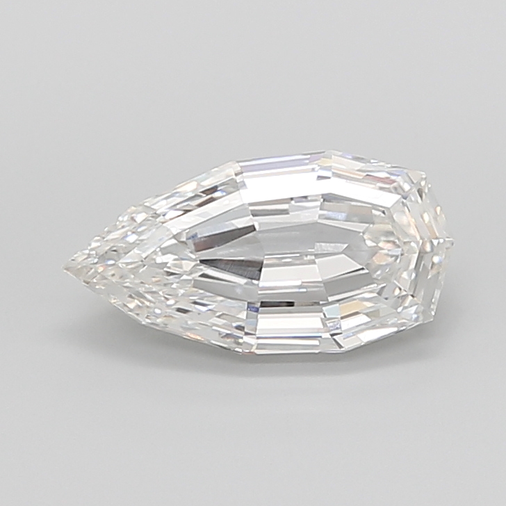 4.12 CT F VVS2 PEAR diamond Fancy Shape