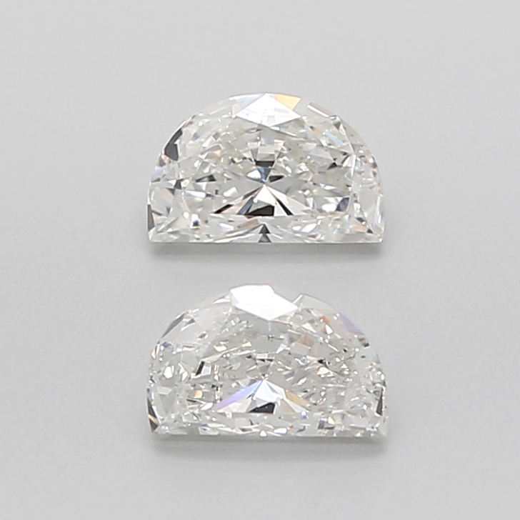 0.89 CT H VVS2 HALF MOON diamond Pairs Inventory