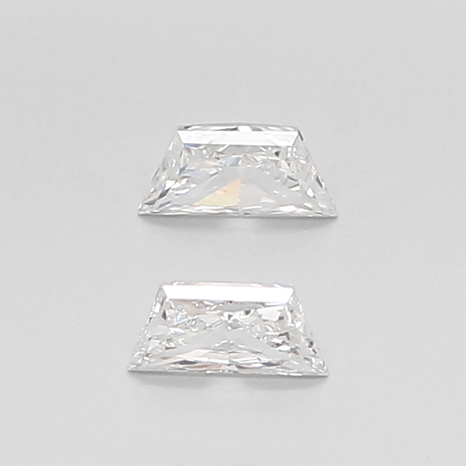 0.4 CT E VVS2 TRAPEZOID diamond Pairs Inventory