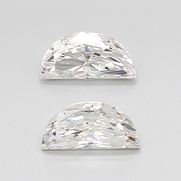 0.58 CT I VS2 HALF MOON diamond Pairs Inventory