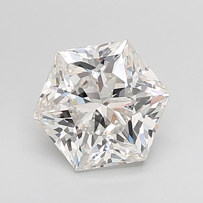 3.28 CT F VVS2 HEXAGONAL diamond Fancy Shape