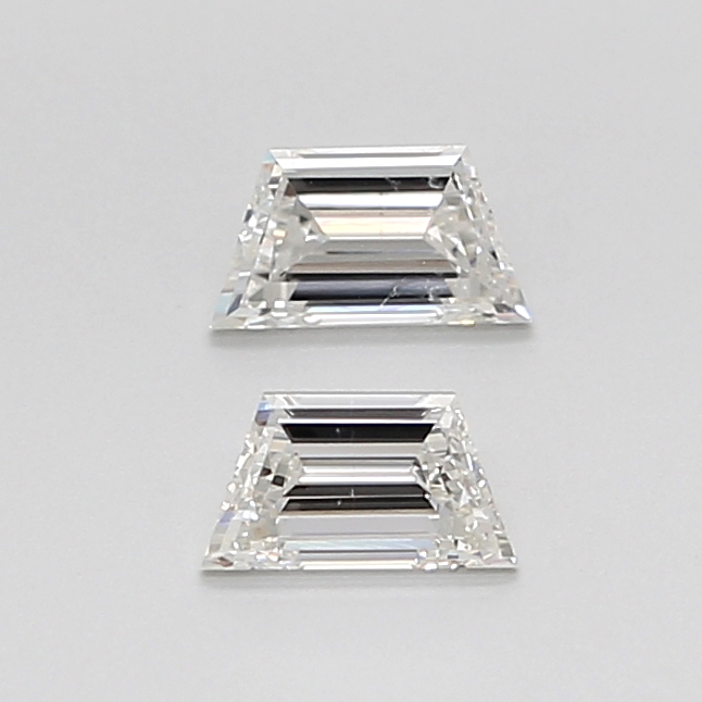 0.43 CT H VS2 TRAPEZOID diamond Pairs Inventory