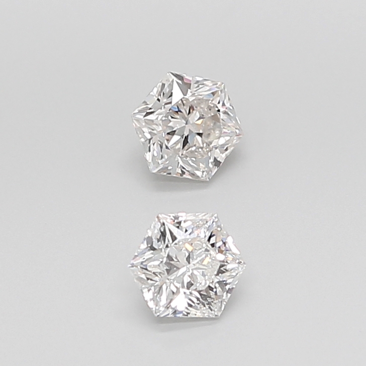 0.88 CT G VVS2 HEXAGONAL diamond Pairs Inventory