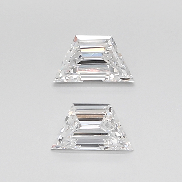 0.66 CT D VVS2 TRAPEZOID diamond Pairs Inventory