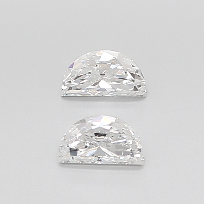 0.63 CT E VVS2 HALF MOON diamond Pairs Inventory