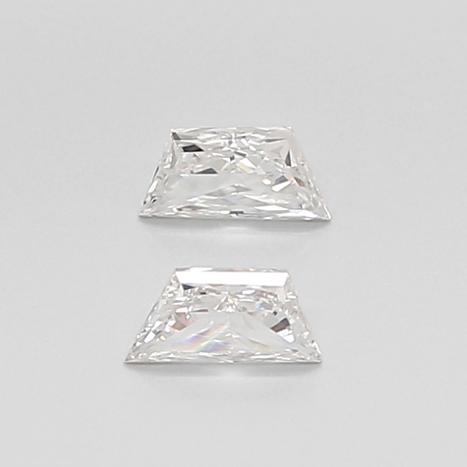 0.35 CT G VVS2 TRAPEZOID diamond Pairs Inventory