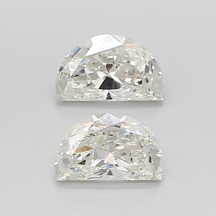 0.72 CT I VVS2 HALF MOON diamond Pairs Inventory