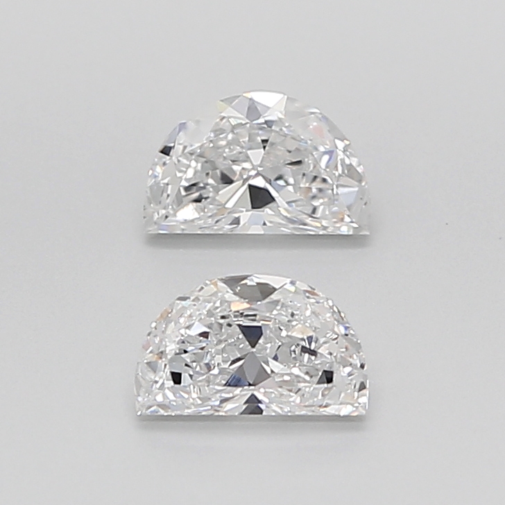 0.79 CT E VS1 HALF MOON diamond Pairs Inventory