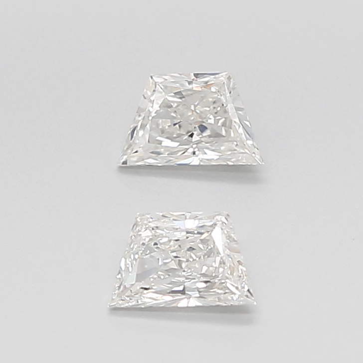 0.54 CT H VS1 TRAPEZOID diamond Pairs Inventory
