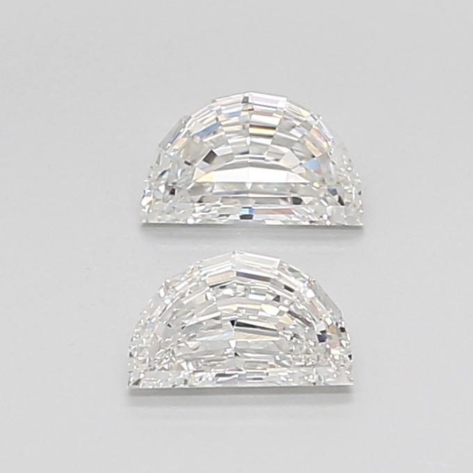 1.09 CT H VS1 HALF MOON diamond Pairs Inventory
