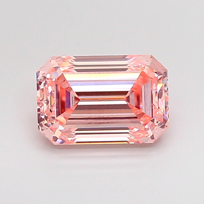 1.72 CT PINK VS2 EMERALD diamond Fancy Shape