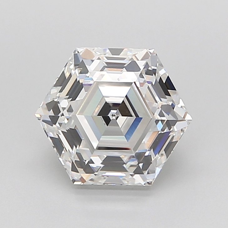 3.31 CT E VVS2 HEXAGONAL diamond Fancyshape