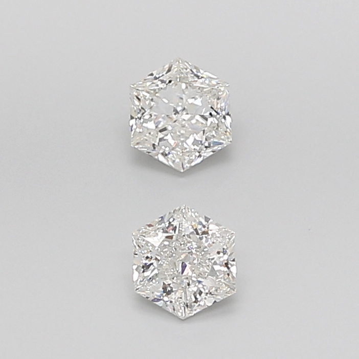 1.26 CT G VS2 HEXAGONAL diamond Pairs Inventory