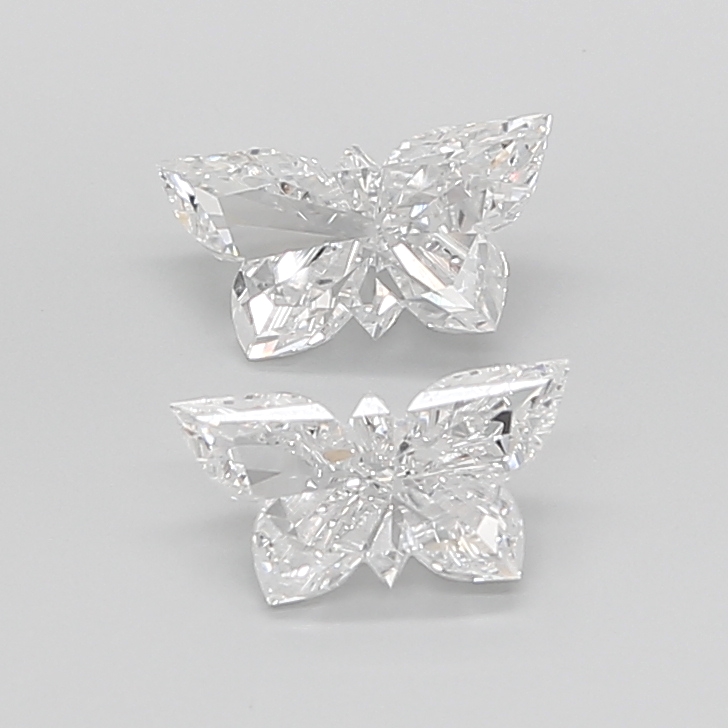 2.48 CT E VVS2 BUTTERFLY diamond Pairs Inventory