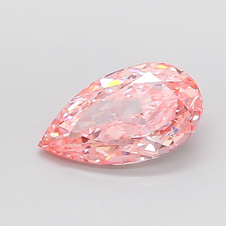 2.06 CT PINK VVS2 PEAR diamond Fancy Shape