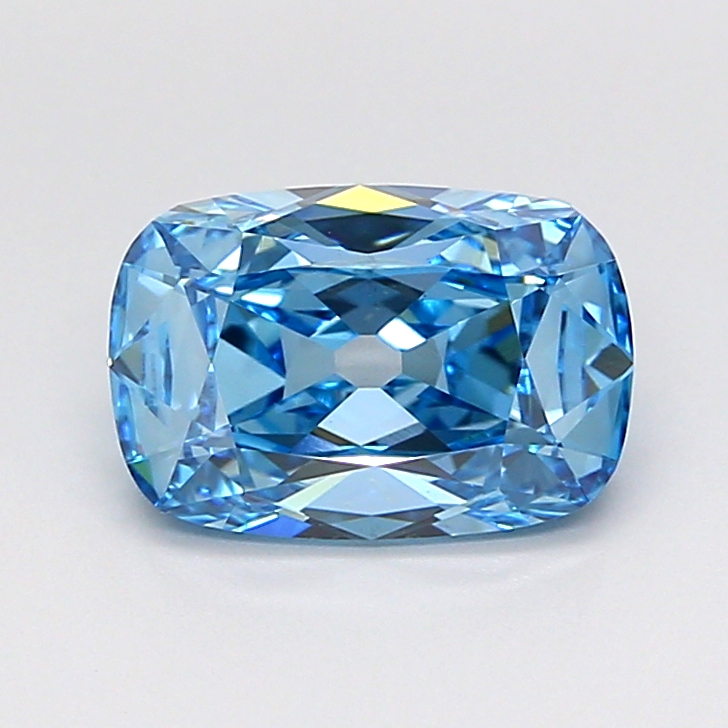 1.72 CT BLUE VS1 CUSHION diamond Fancy Shape