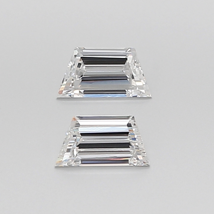 0.82 CT E VVS2 TRAPEZOID diamond Pairs Inventory