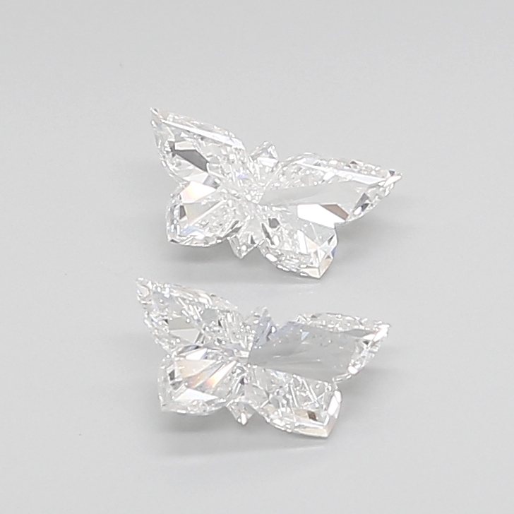 2.15 CT E VVS2 BUTTERFLY diamond Pairs Inventory