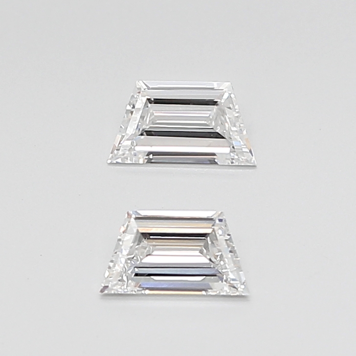 0.56 CT E VVS2 TRAPEZOID diamond Pairs Inventory