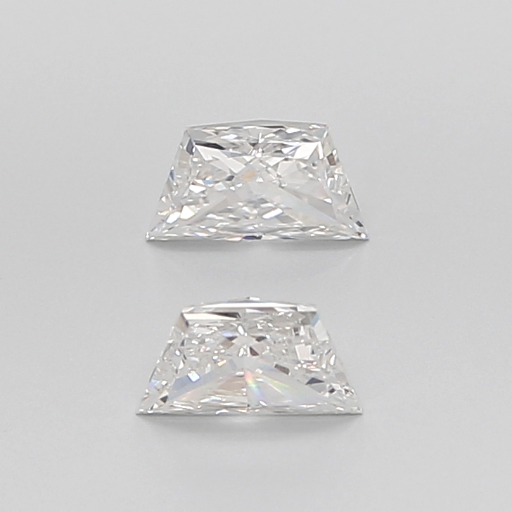 0.95 CT E VVS2 TRAPEZOID diamond Pairs Inventory