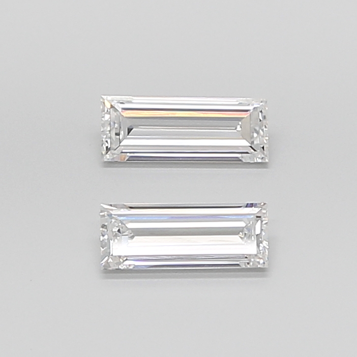 1.24 CT E VVS2 BAGUETTE diamond Pairs Inventory