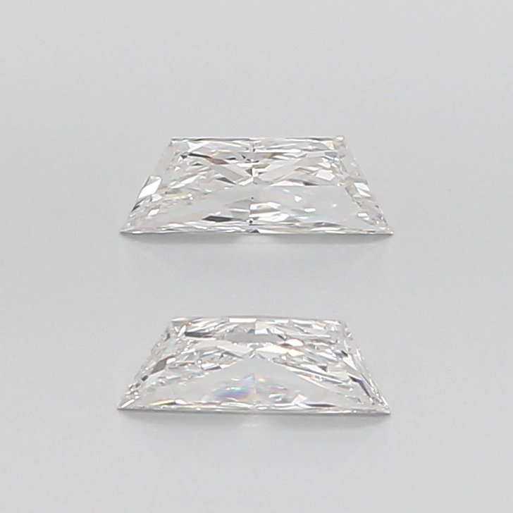 0.8 CT E VVS2 TRAPEZOID diamond Pairs Inventory