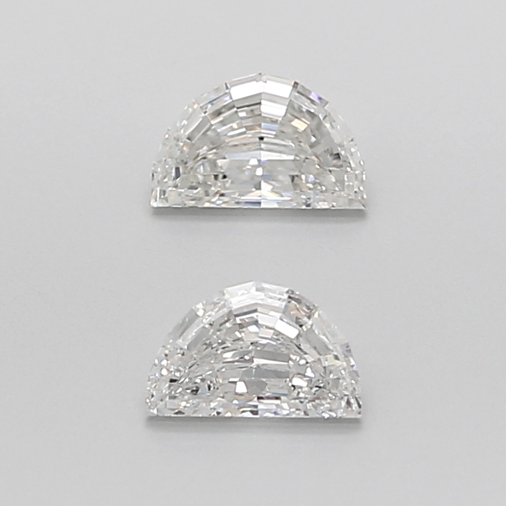 0.8 CT G VVS2 HALF MOON diamond Pairs Inventory